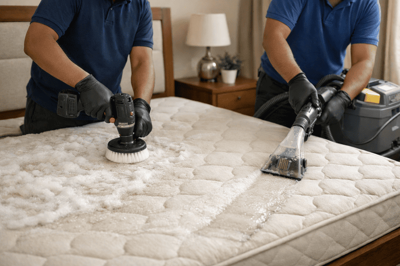 Professional mattress deep cleaning service